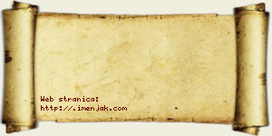 Jana Živanović vizit kartica